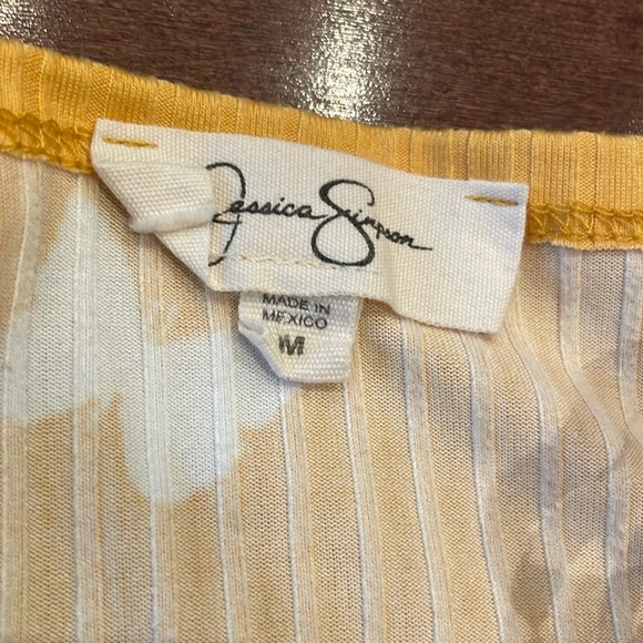 Yellow Butterfly Print Dress - Picture 3 of 7